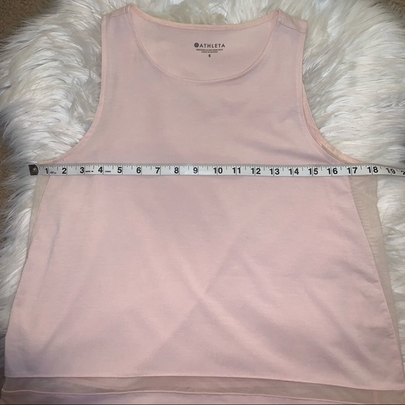 ATHLETA Ballerina Gown Essence Mesh-Trim Tank S - Picture 6 of 10